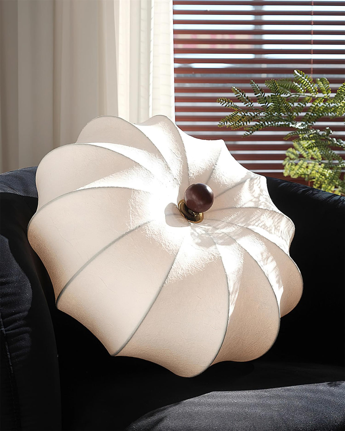 Galdenvale Fabric Ceiling Light-Moonnatur