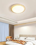 Kesterbrook Travertine Ceiling Light-Moonnatur