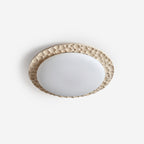 Kesterbrook Travertine Ceiling Light-Moonnatur