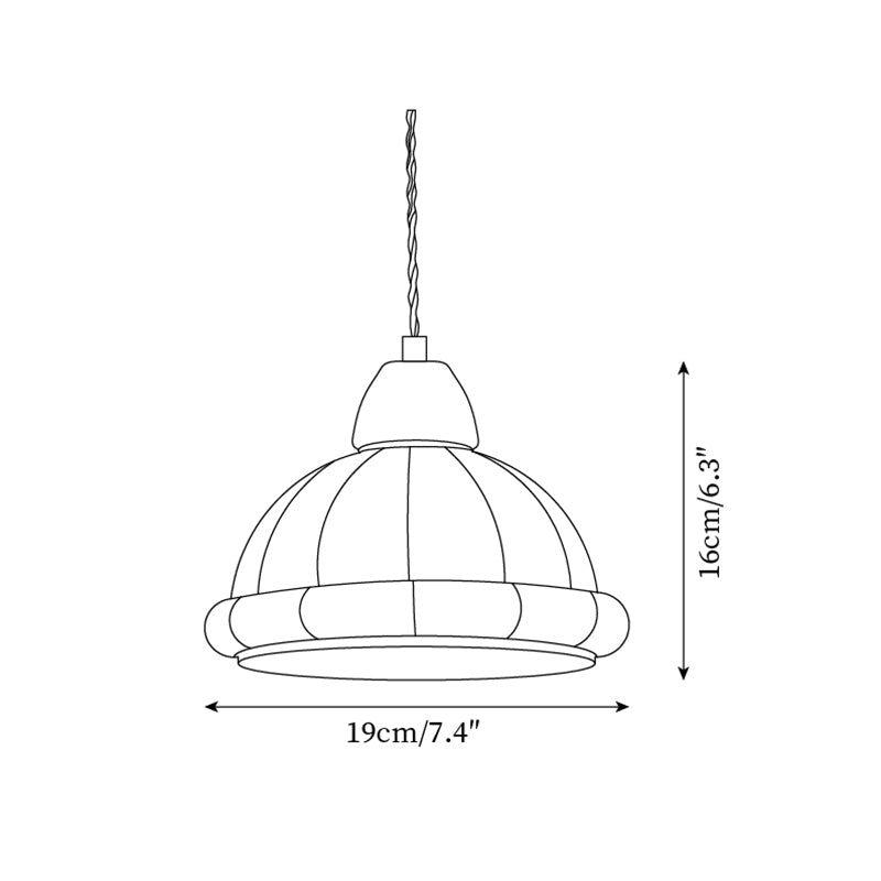 Enveraelle Glass Pendant Light-Moonnatur