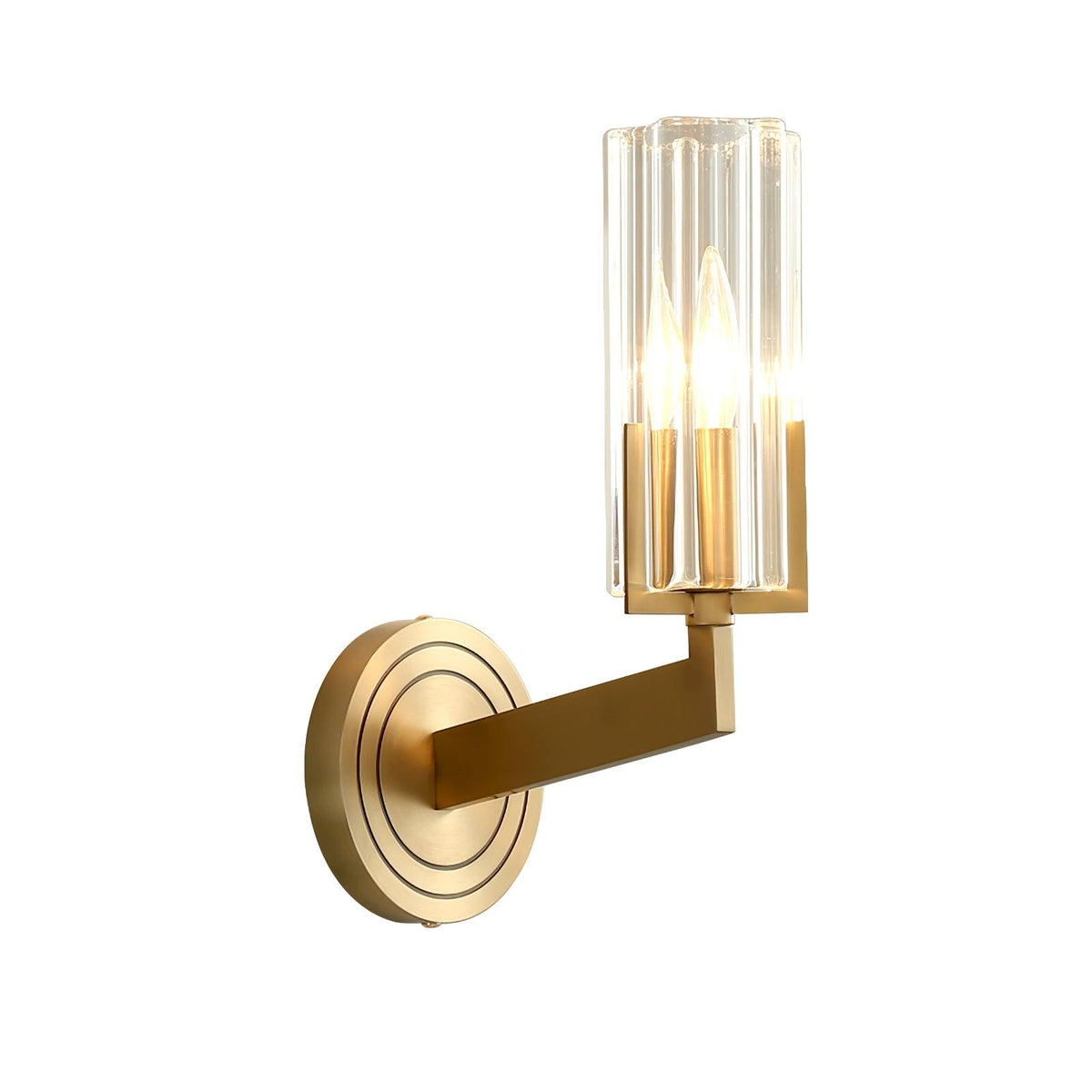 Lyrenara Glass Wall Light-Moonnatur