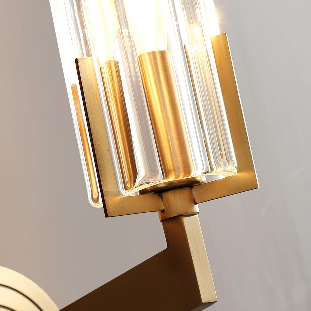 Lyrenara Glass Wall Light-Moonnatur