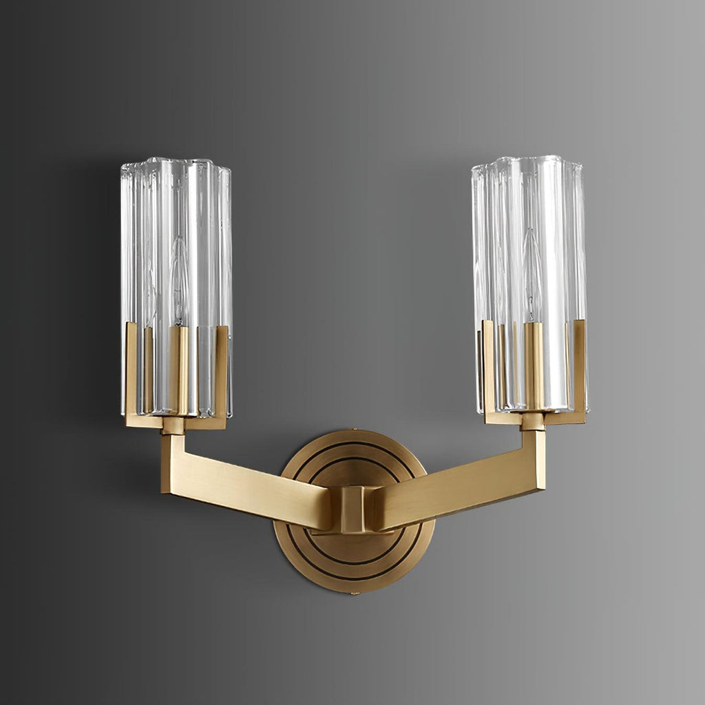 Lyrenara Glass Wall Light-Moonnatur