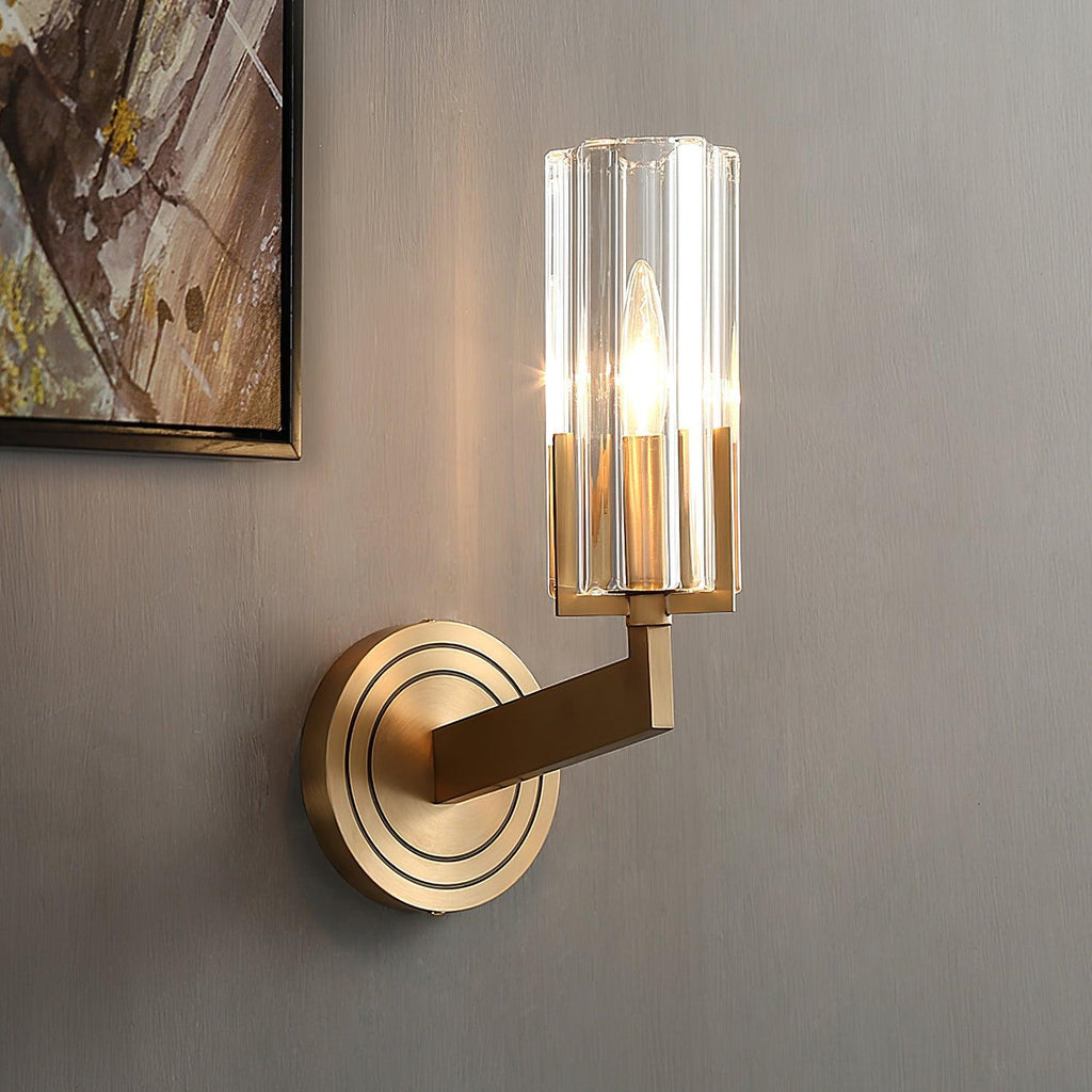 Lyrenara Glass Wall Light-Moonnatur