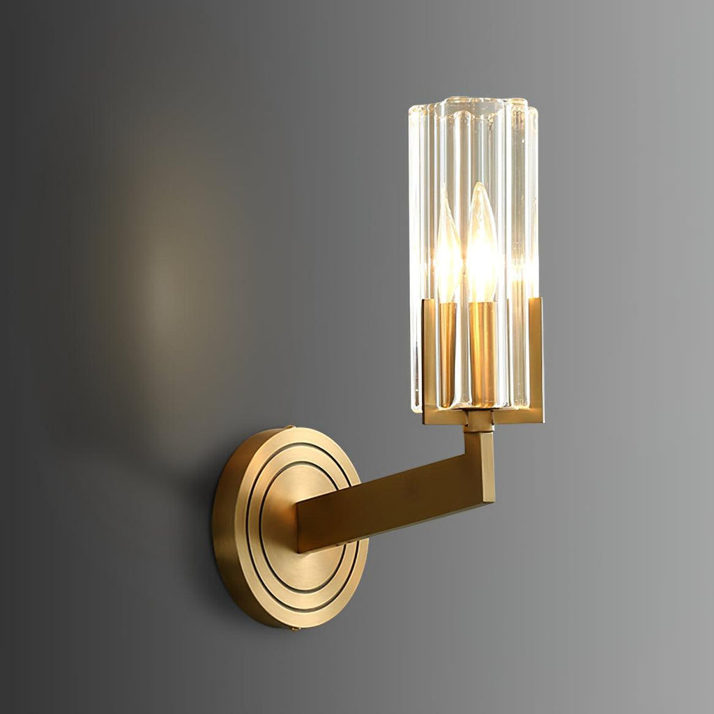 Lyrenara Glass Wall Light-Moonnatur