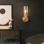 Lyrenara Glass Wall Light-Moonnatur