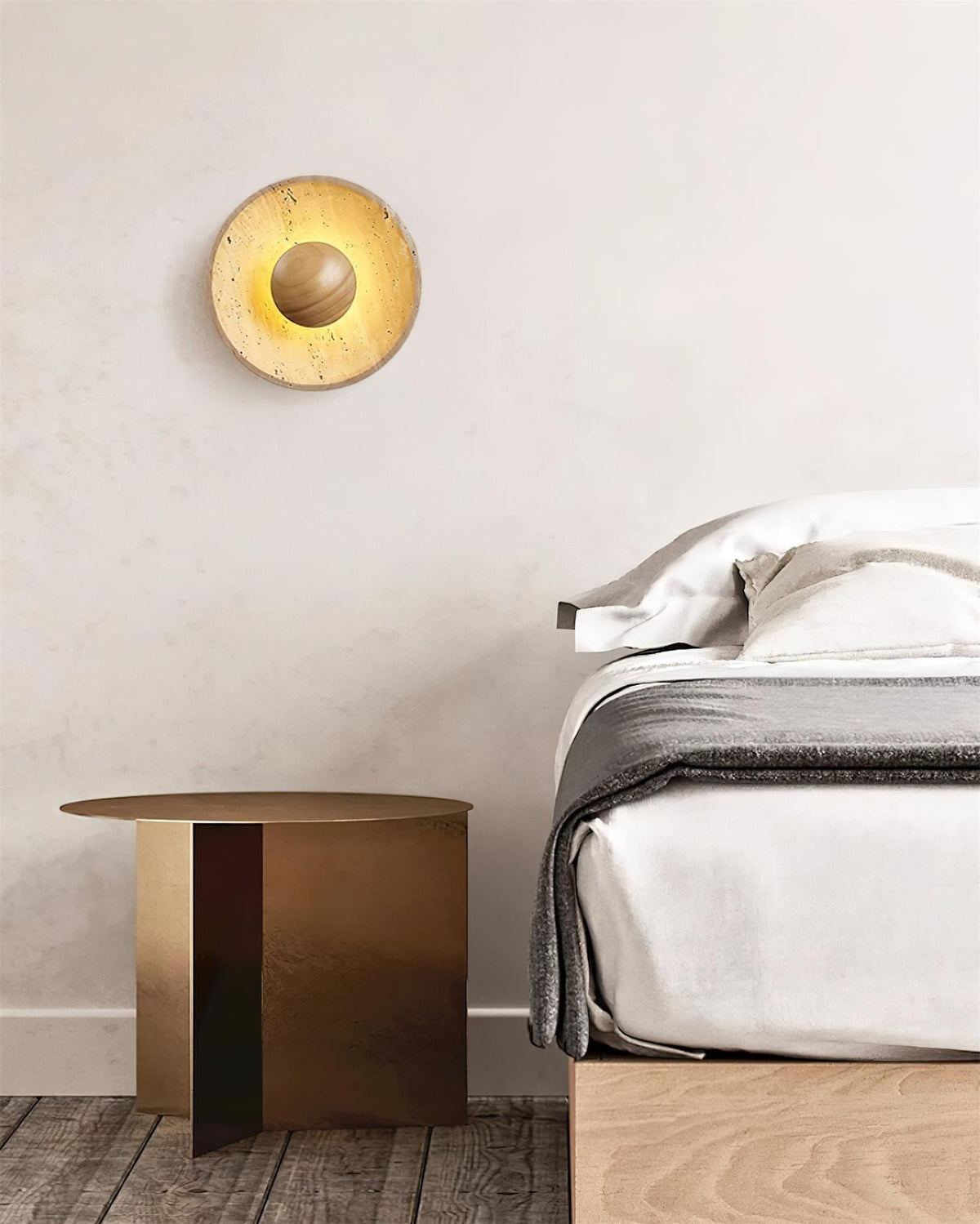 Langrenelia Travertine Wall Light-Moonnatur