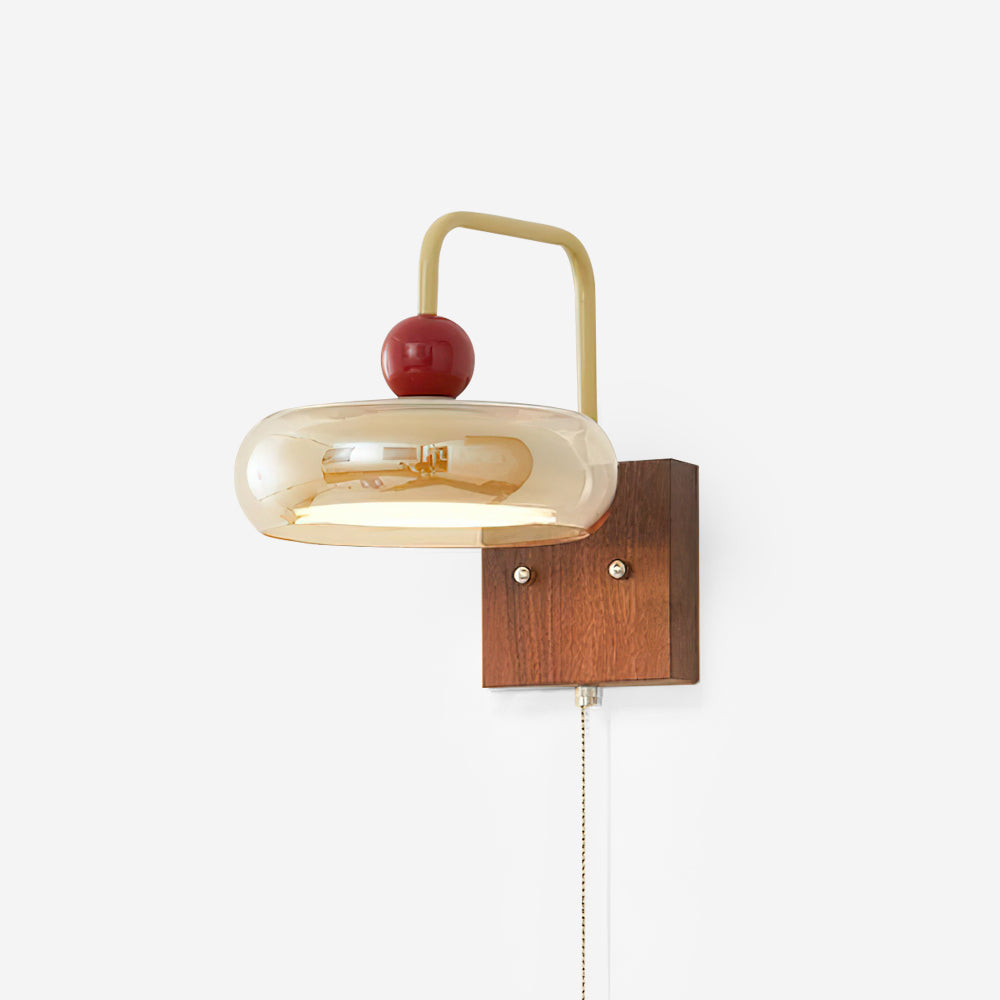 Islendale Glass Wall Light-Moonnatur
