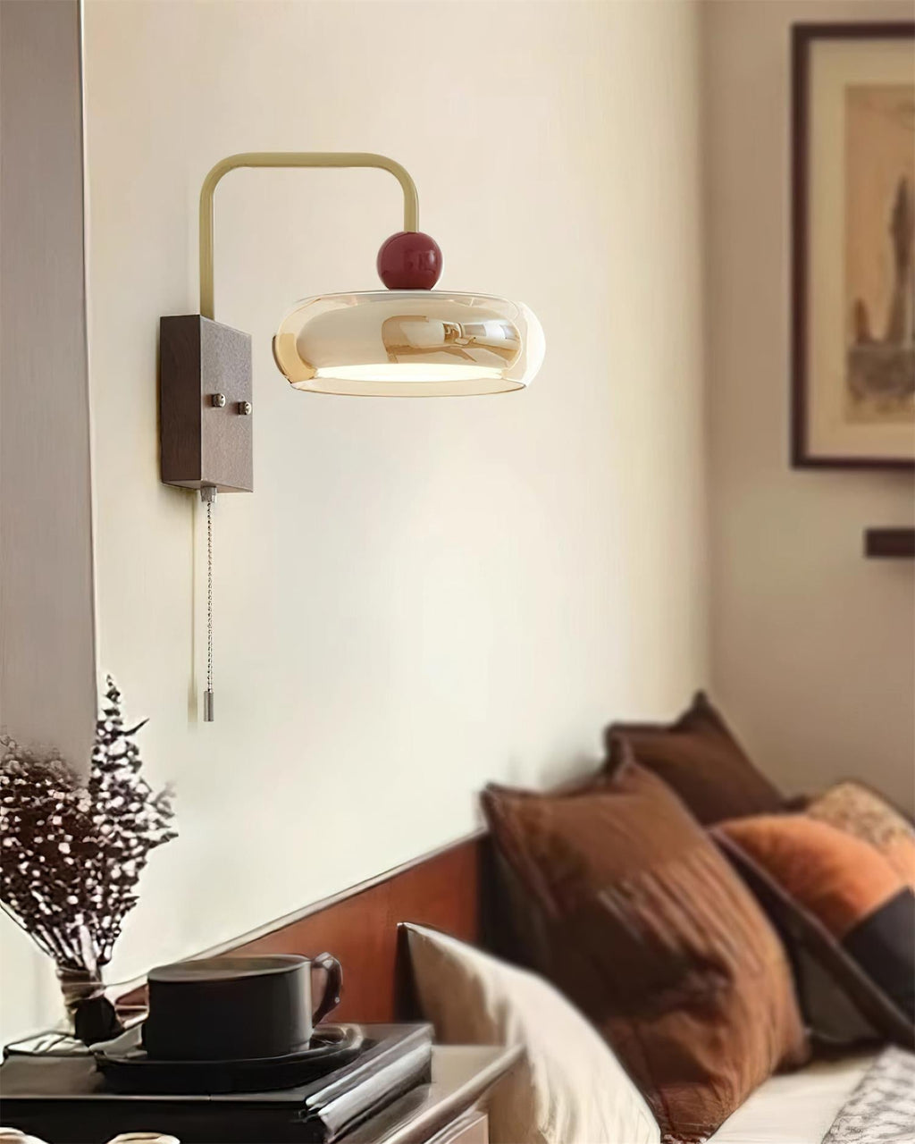 Islendale Glass Wall Light-Moonnatur