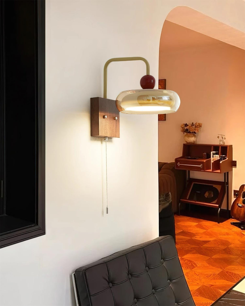 Islendale Glass Wall Light-Moonnatur
