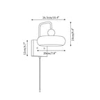 Islendale Glass Wall Light-Moonnatur