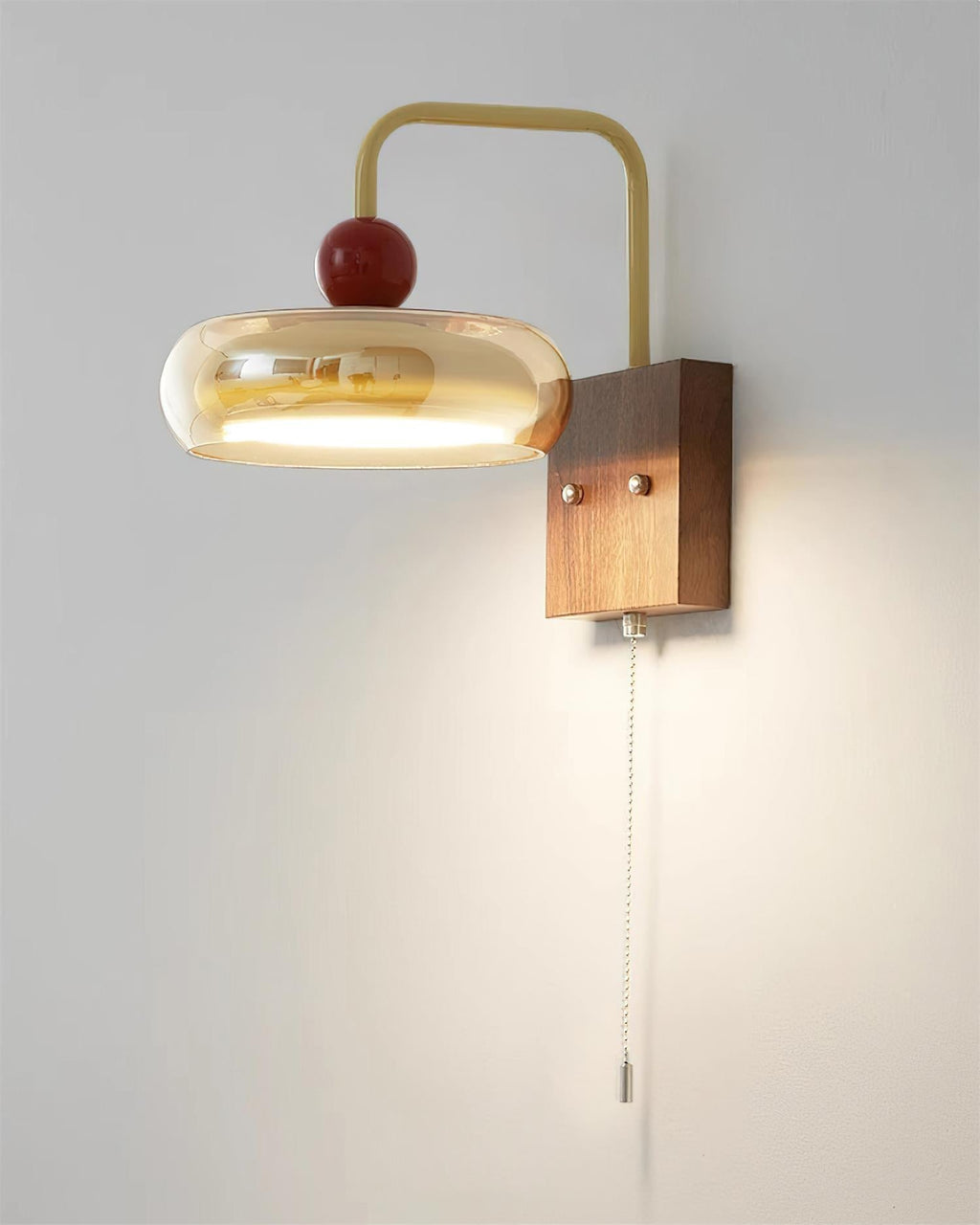 Islendale Glass Wall Light-Moonnatur