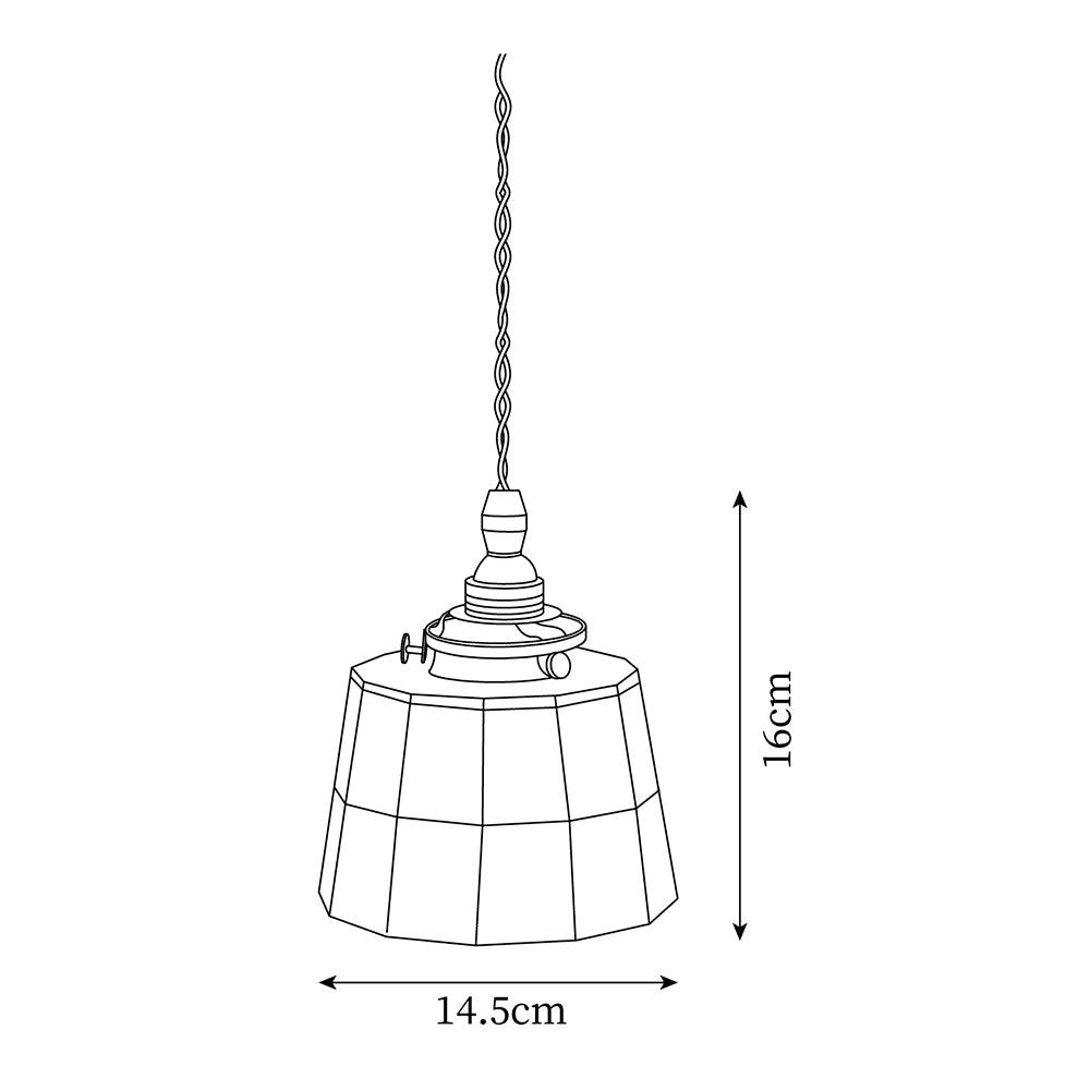 Whitenbrook Glass Pendant Light-Moonnatur
