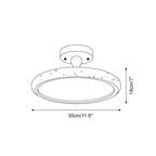 Vardencove Travertine Ceiling Light-Moonnatur