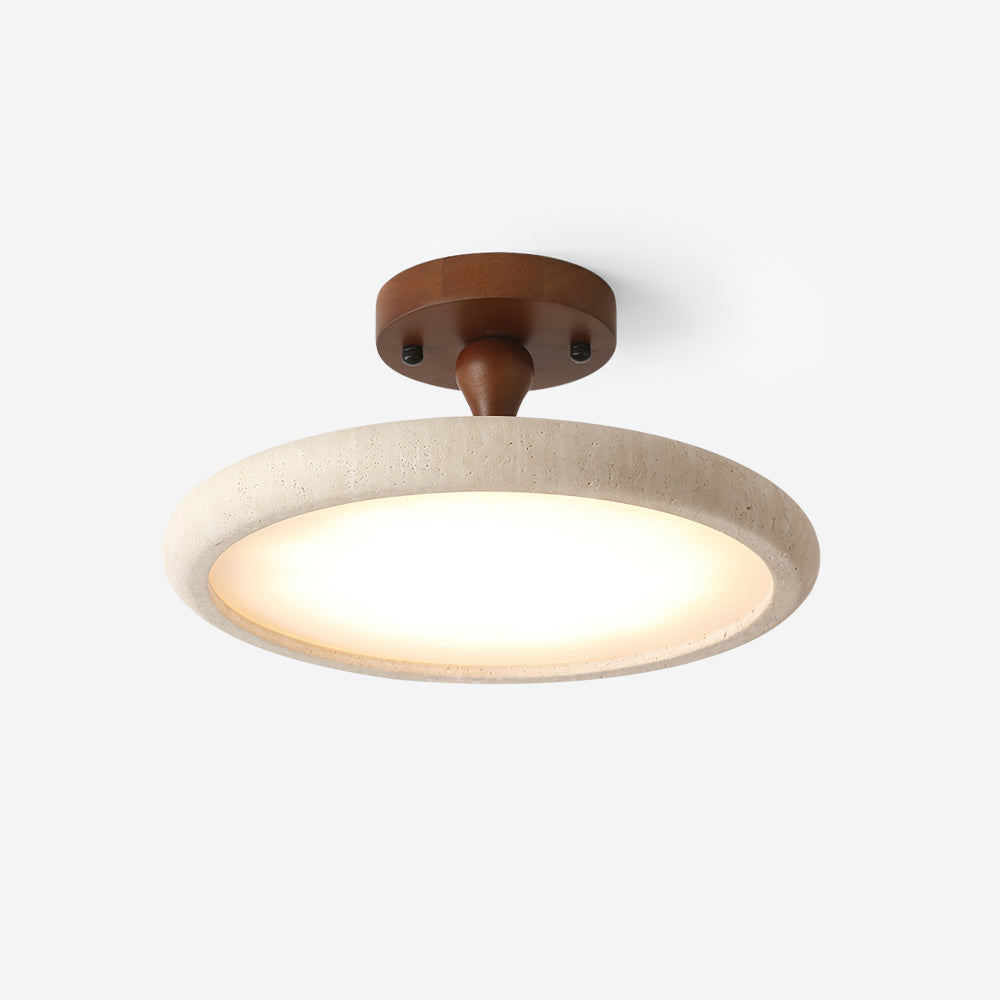Vardencove Travertine Ceiling Light-Moonnatur
