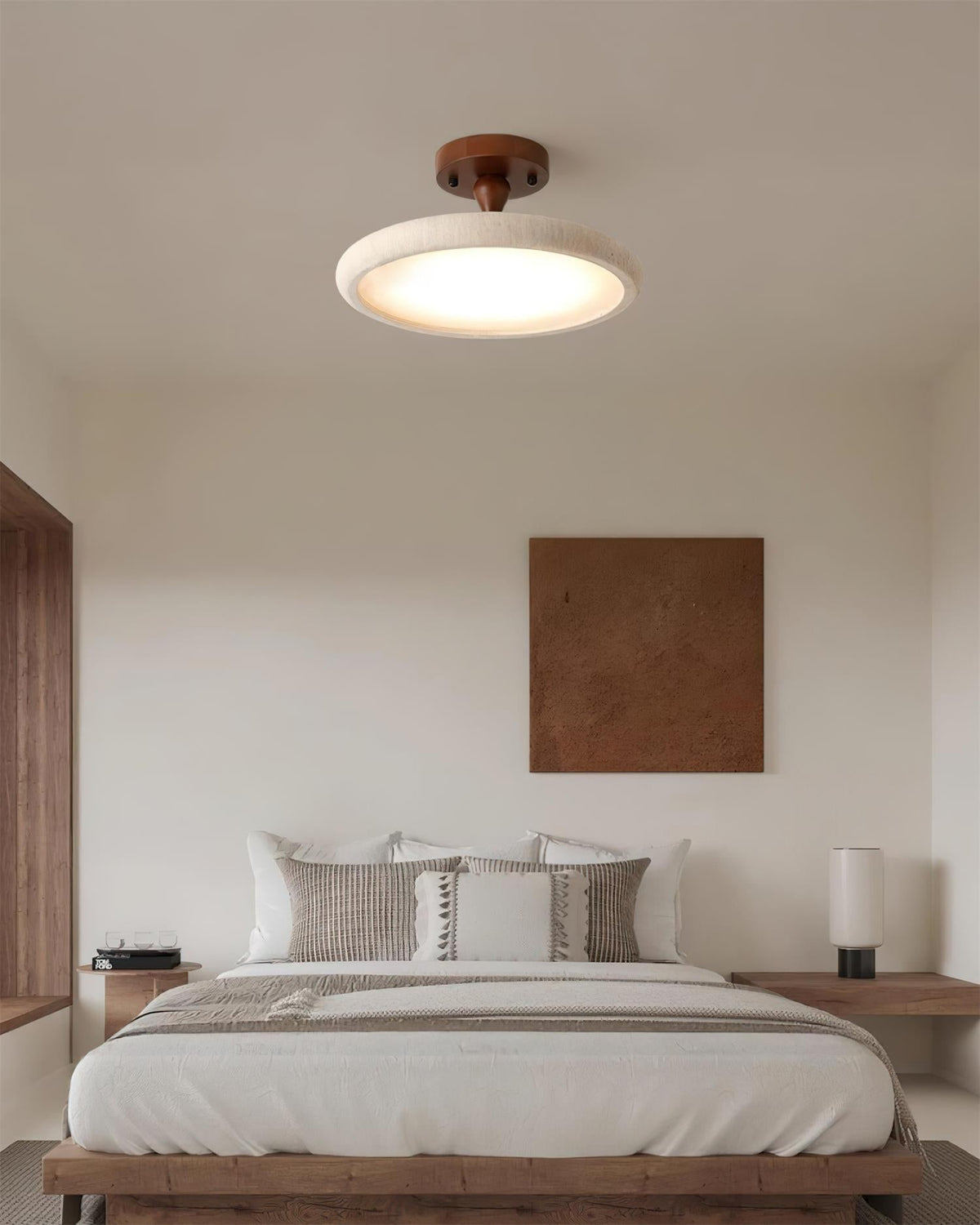 Vardencove Travertine Ceiling Light-Moonnatur