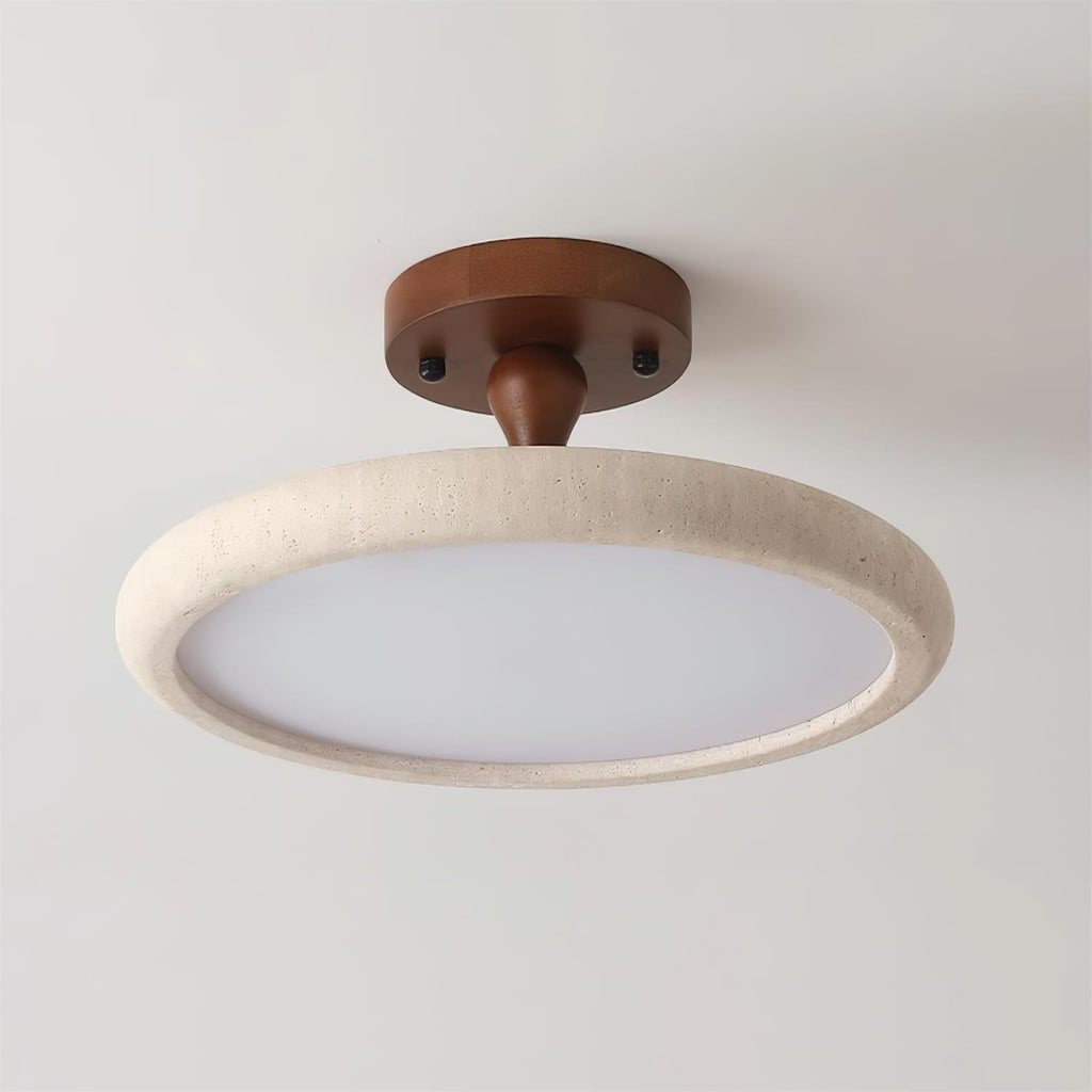 Vardencove Travertine Ceiling Light-Moonnatur