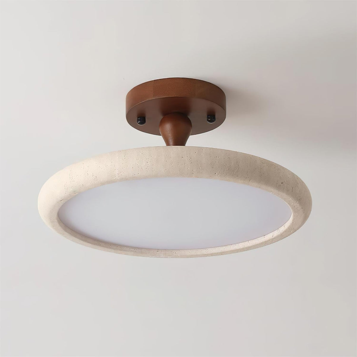 Vardencove Travertine Ceiling Light-Moonnatur
