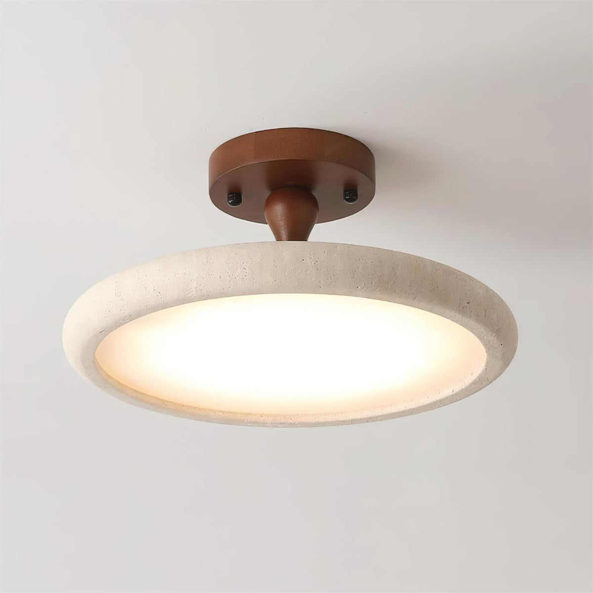 Vardencove Travertine Ceiling Light-Moonnatur