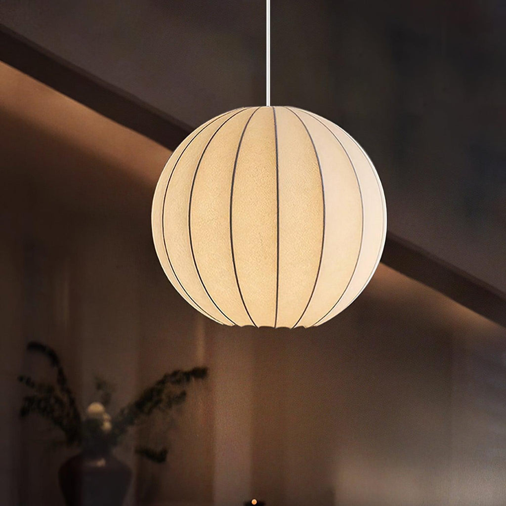 Lathenelia Silk Pendant Light-Moonnatur