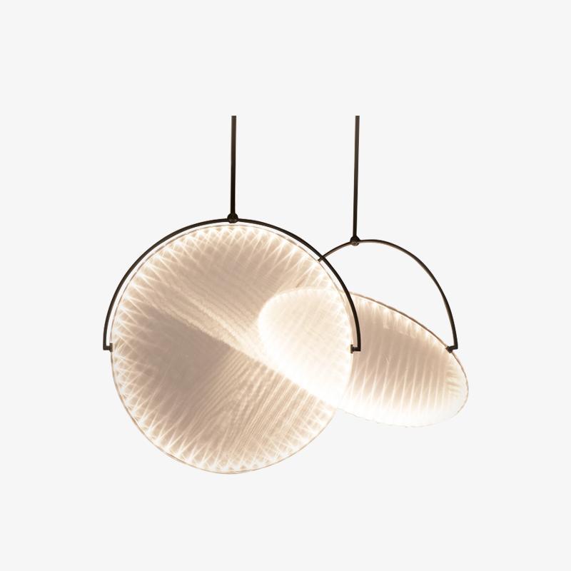 Harlwyn Fabric Pendant Light-Moonnatur