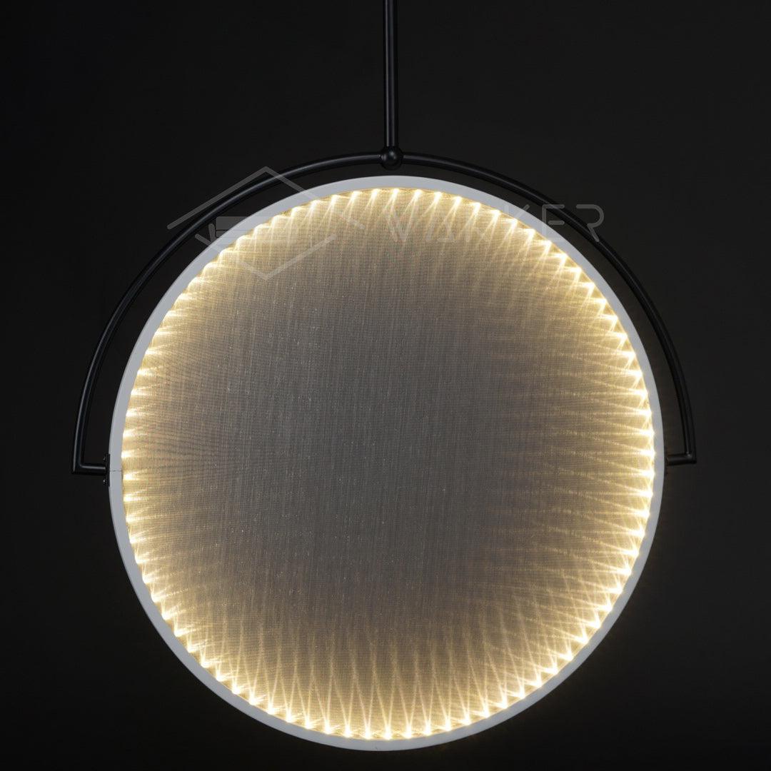 Harlwyn Fabric Pendant Light-Moonnatur