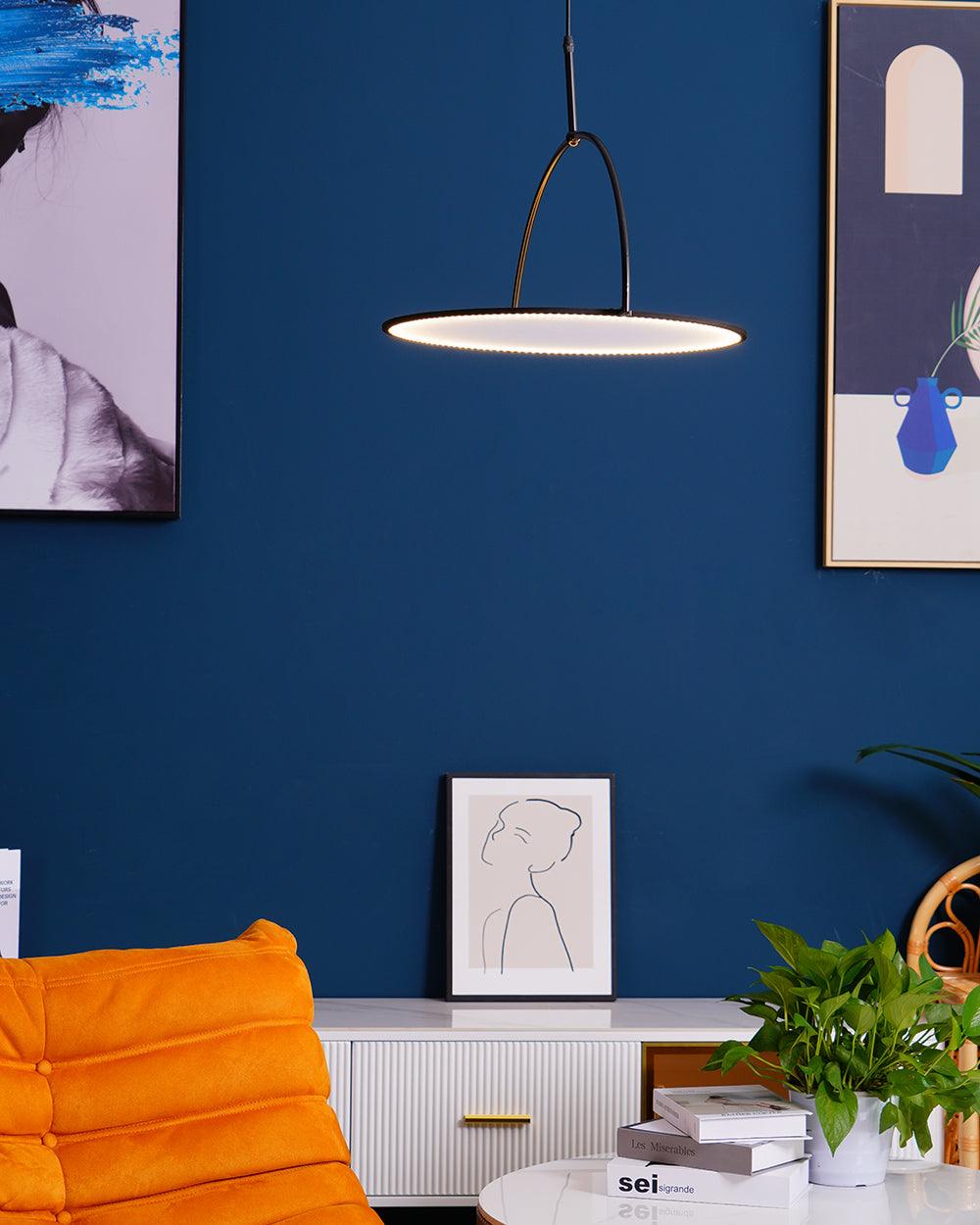 Harlwyn Fabric Pendant Light-Moonnatur