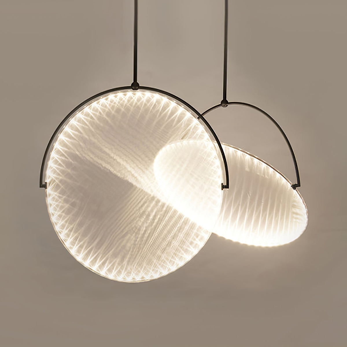 Harlwyn Fabric Pendant Light-Moonnatur