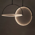 Harlwyn Fabric Pendant Light-Moonnatur
