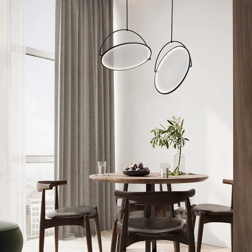 Harlwyn Fabric Pendant Light-Moonnatur