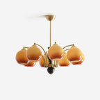 Verrenfield Glass Chandelier-Moonnatur