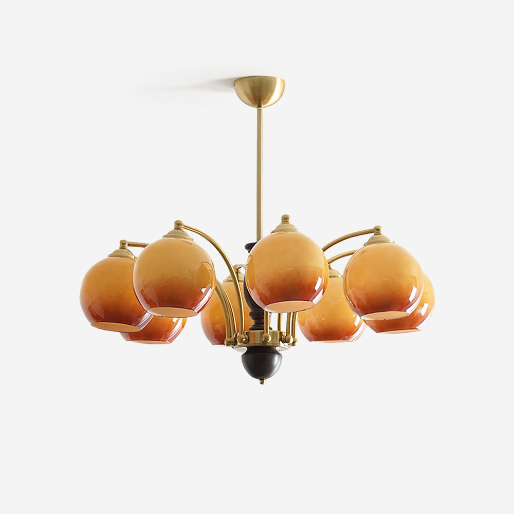 Verrenfield Glass Chandelier-Moonnatur