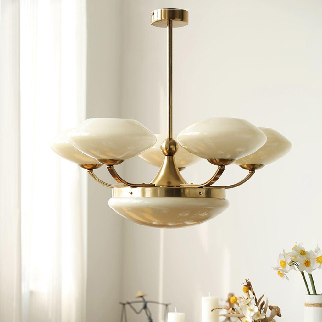 Cavengrove Glass Chandelier-Moonnatur