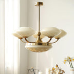 Cavengrove Glass Chandelier-Moonnatur