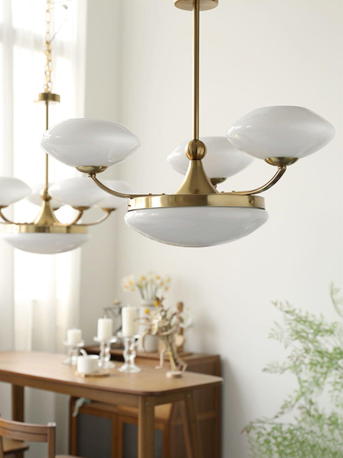 Cavengrove Glass Chandelier-Moonnatur