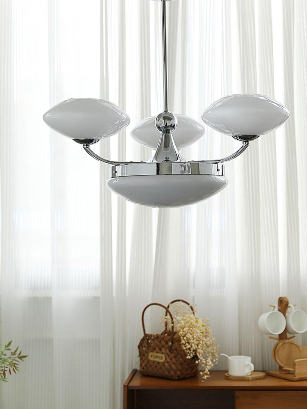 Cavengrove Glass Chandelier-Moonnatur