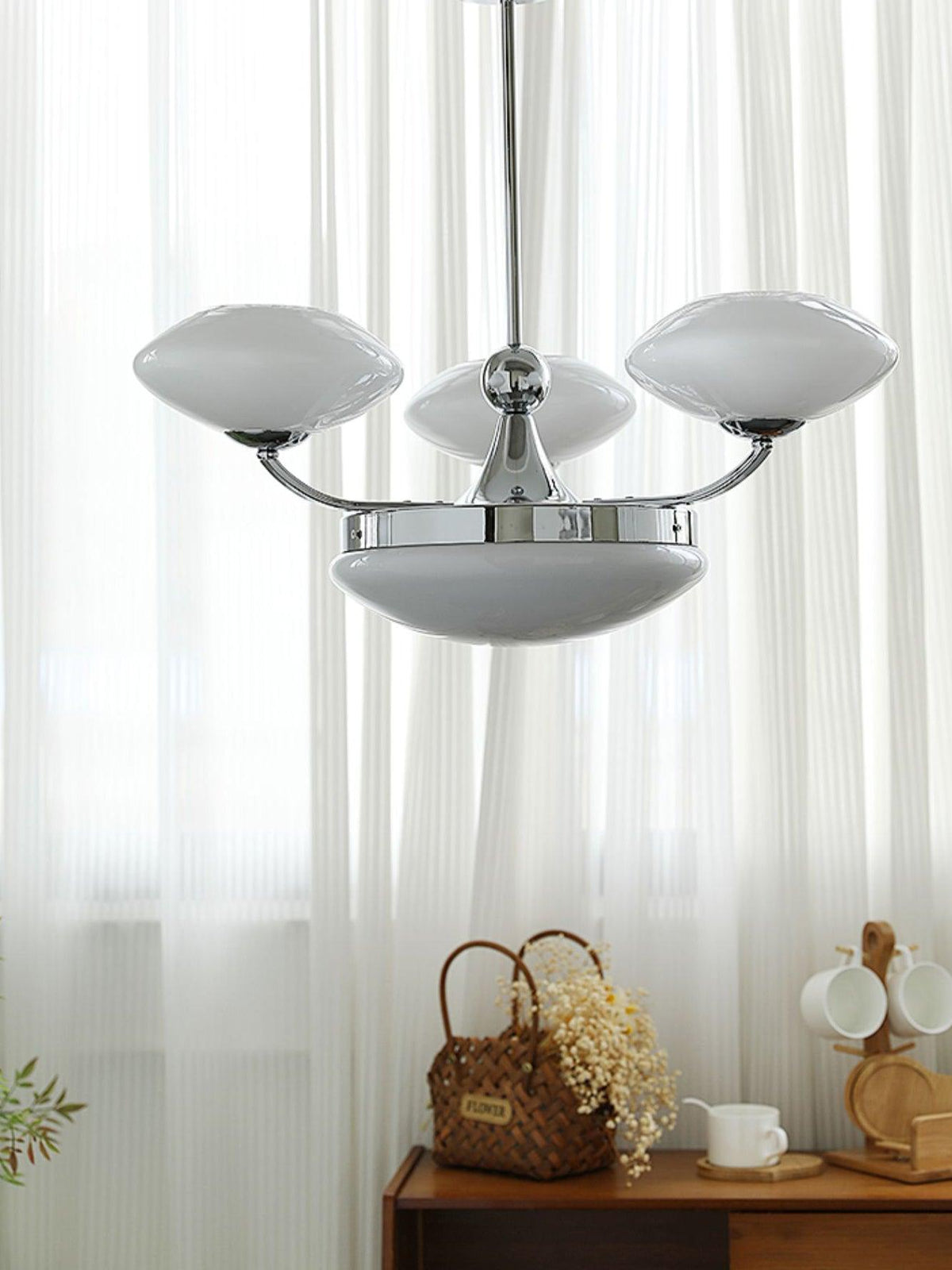 Cavengrove Glass Chandelier-Moonnatur