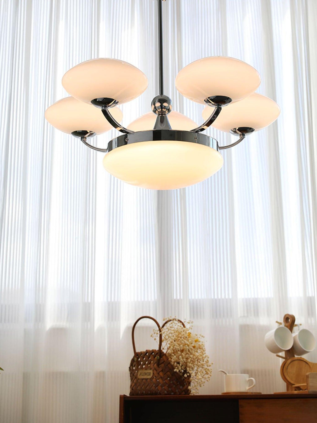 Cavengrove Glass Chandelier-Moonnatur