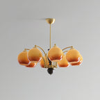 Verrenfield Glass Chandelier-Moonnatur