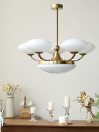 Cavengrove Glass Chandelier-Moonnatur