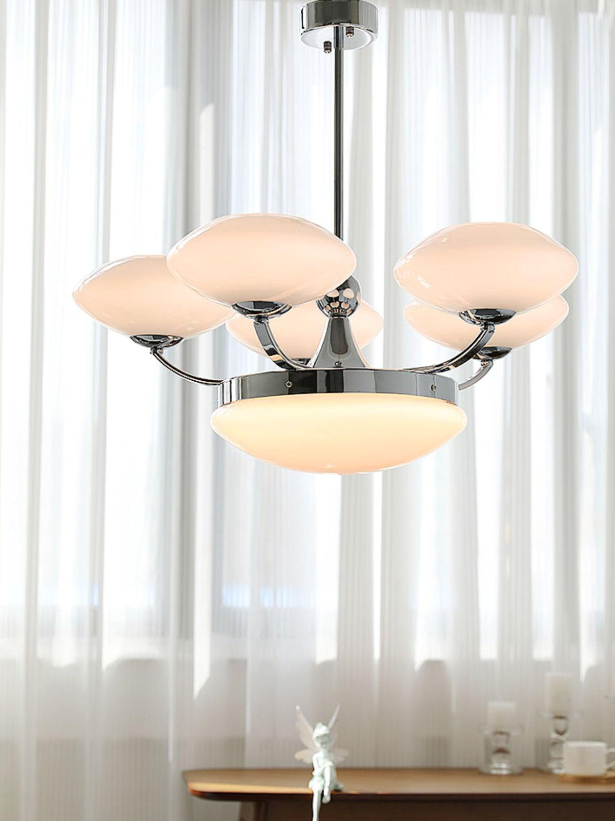 Cavengrove Glass Chandelier-Moonnatur