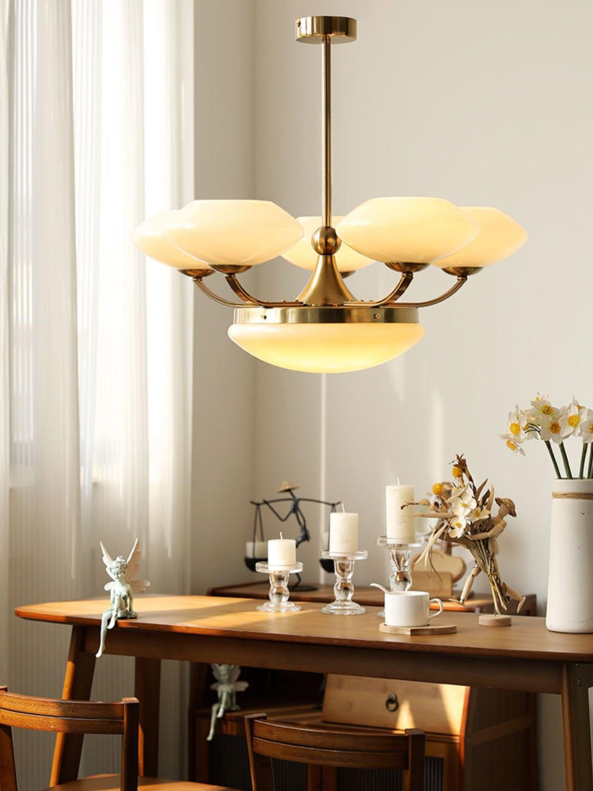 Cavengrove Glass Chandelier-Moonnatur