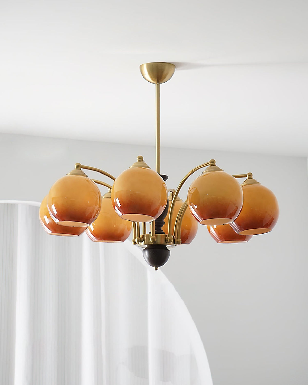 Verrenfield Glass Chandelier-Moonnatur