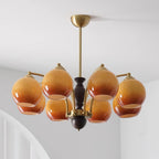 Verrenfield Glass Chandelier-Moonnatur