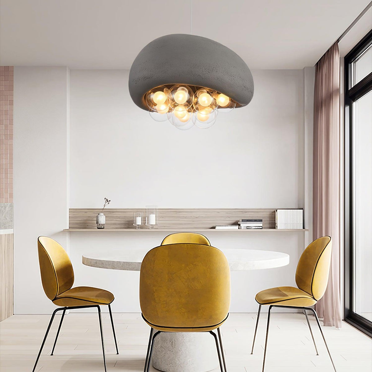 Oakenena Polyethylene Pendant Light-Moonnatur