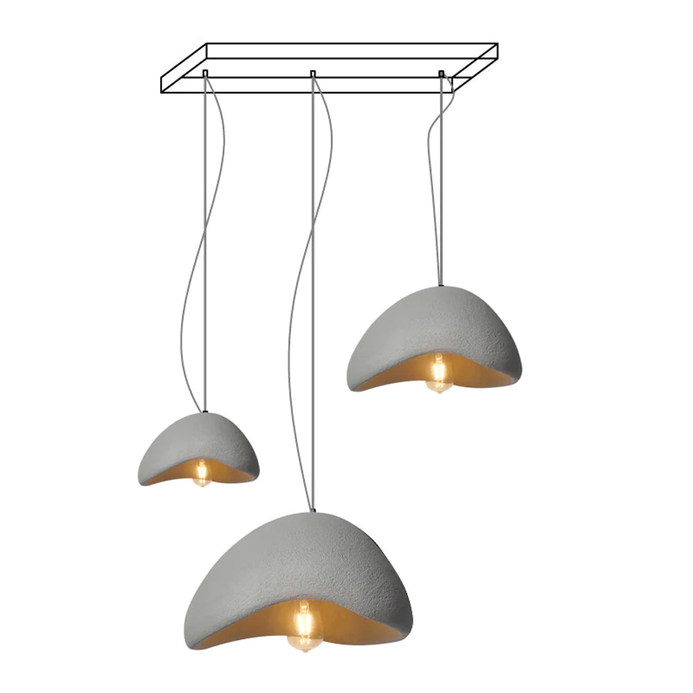 Gavalia Polyethylene Chandelier-Moonnatur