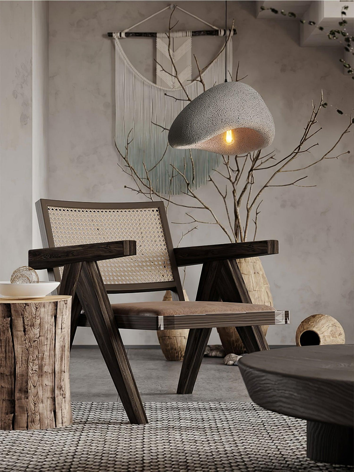 Narenlyn Polystyrene Pendant Light-Moonnatur