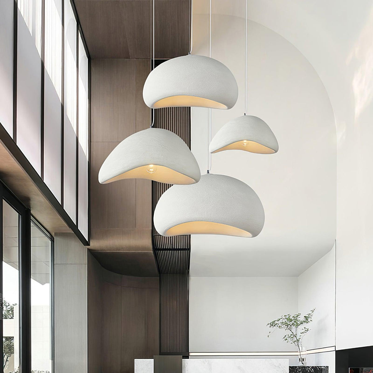 Narenlyn Polystyrene Pendant Light-Moonnatur