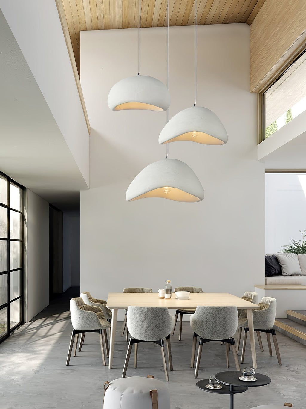 Narenlyn Polystyrene Pendant Light-Moonnatur