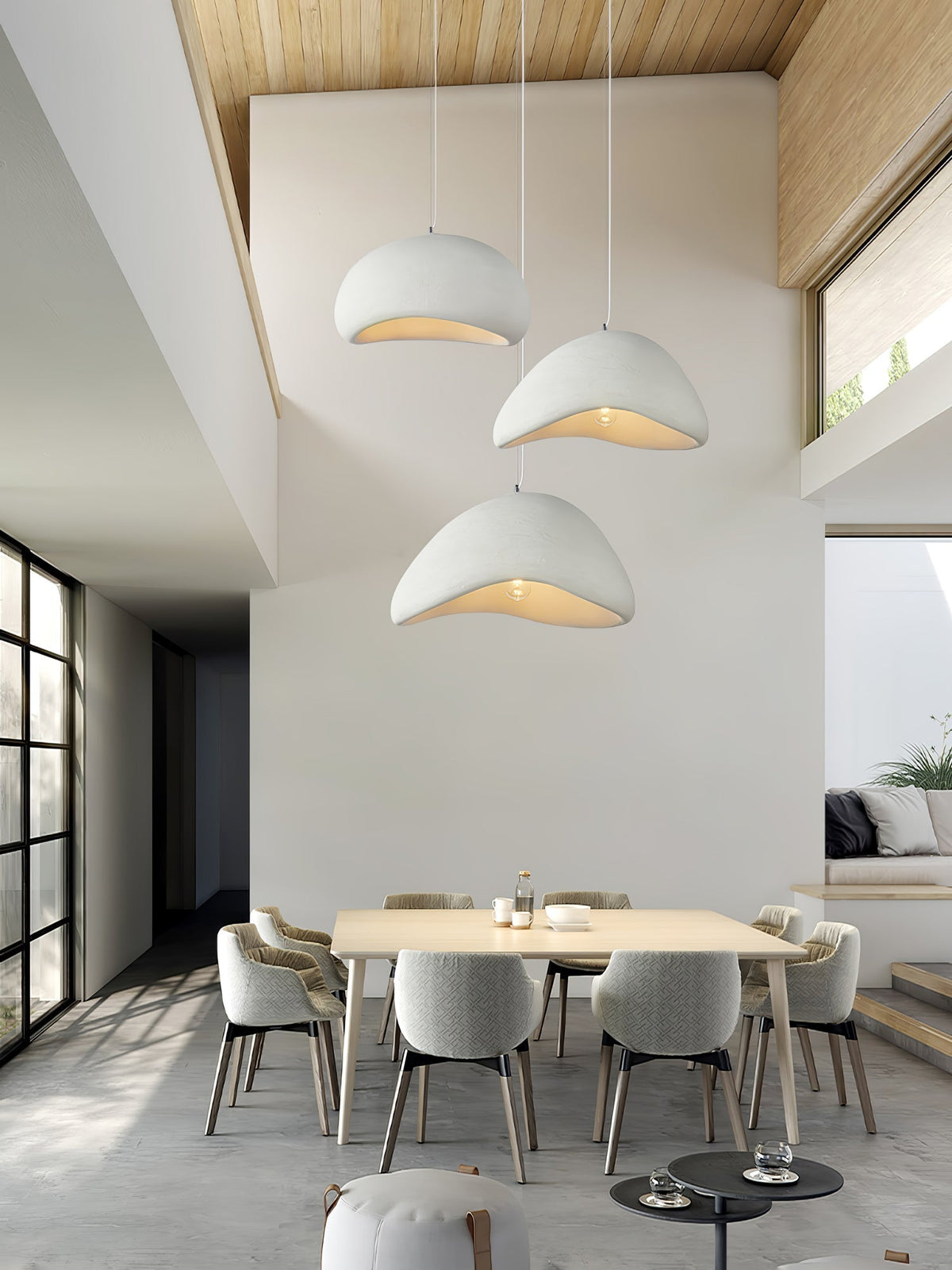 Narenlyn Polystyrene Pendant Light-Moonnatur